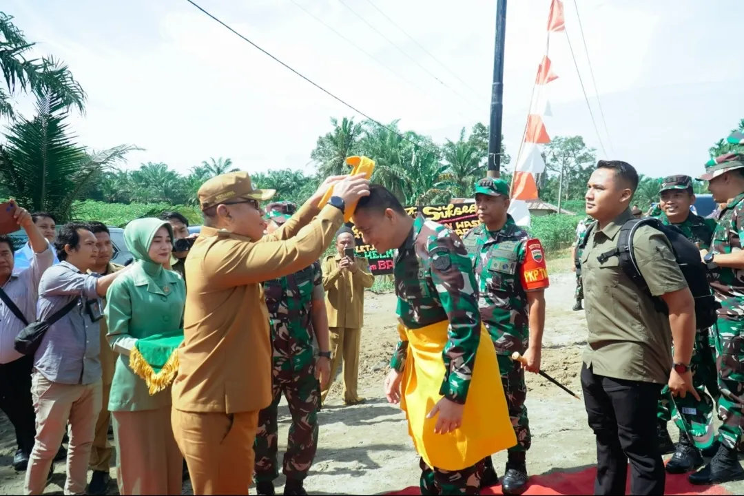 Pj Bupati Batubara Sambut Kunjungan Tim Wasev TMMD ke-119