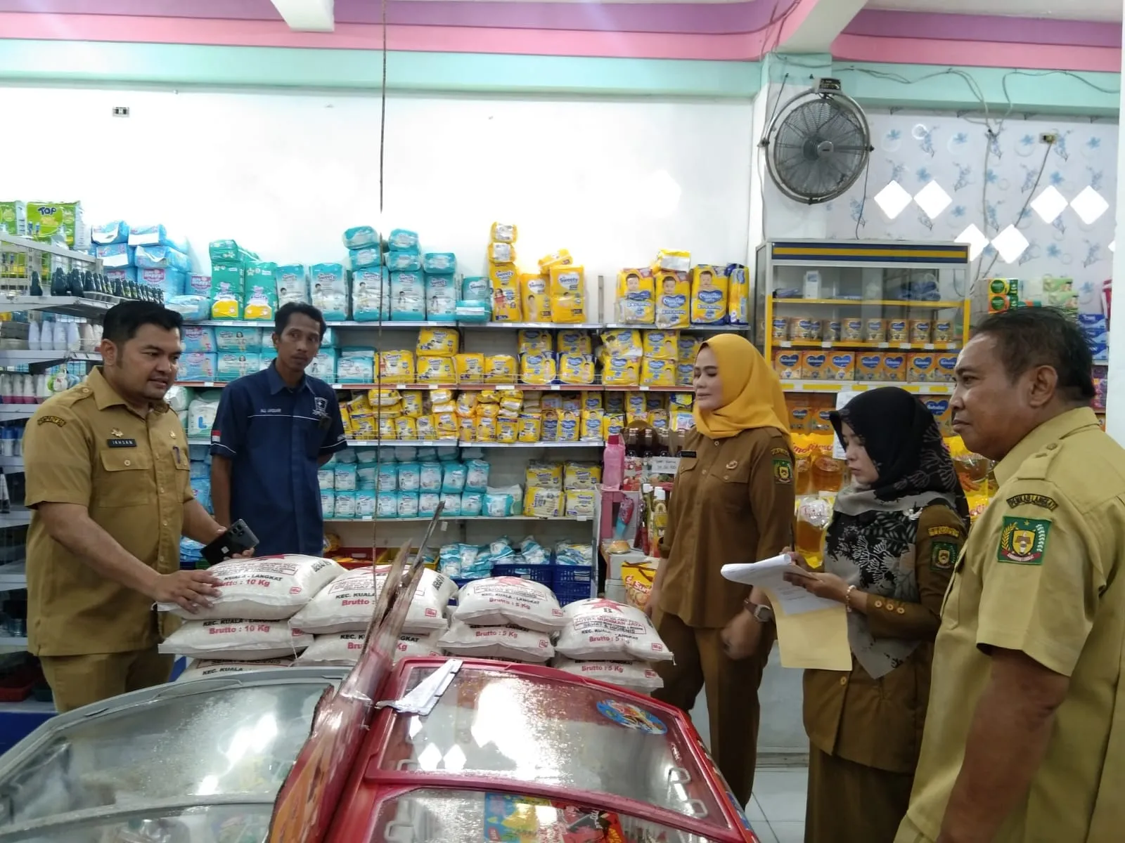 Jelang Ramadhan, TPID Langkat Sidak  Pasar dan Swalayan 