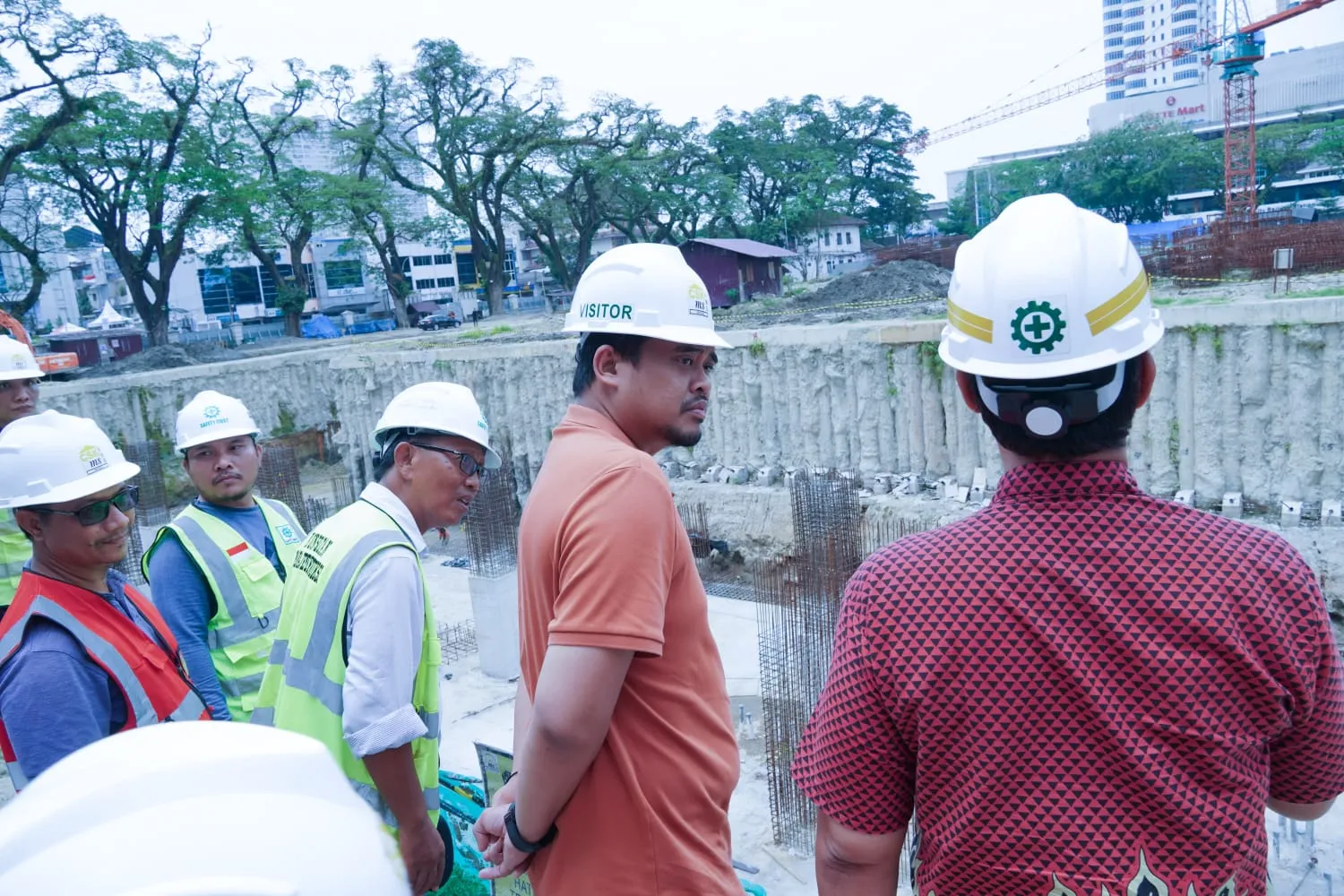 Wali Kota Medan Tinjau Pembangunan Revitalisasi Lapangan Merdeka