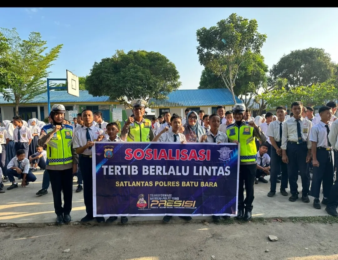 Sat Lantas Polres Batubara "Police Goes To School"