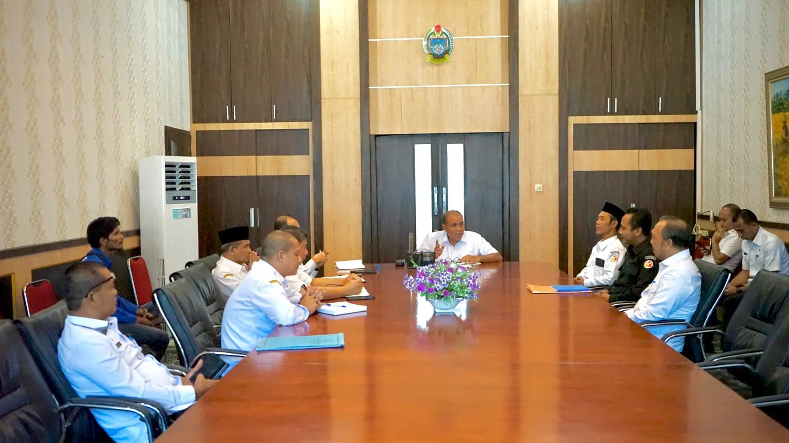 Audiensi Dengan Bawaslu, Pj Bupati Langkat : Ayo Sukseskan Pilkada 2024