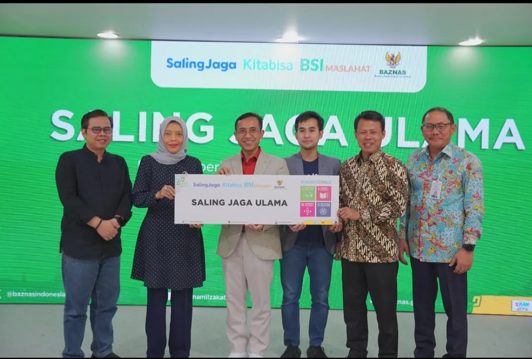 BSI Maslahat, Baznas dan Kitabisa Luncurkan Program Saling Jaga Ulama