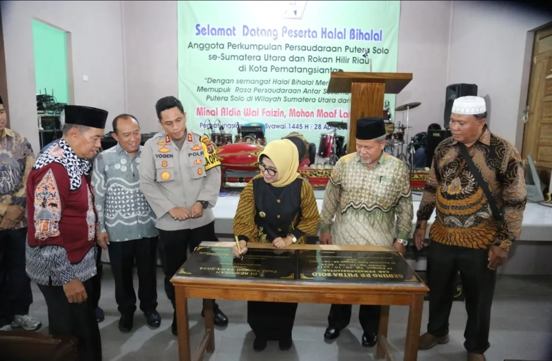 Wali Kota Pematangsiantar Resmikan Gedung Perkumpulan Persaudaraan Putra Solo
