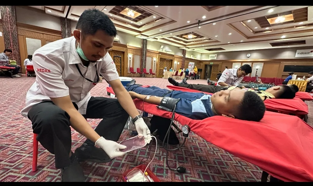 Indosat Sumatra Kolaborasi dengan PMI Gelar Donor Darah di Tiga Kota Provinsi