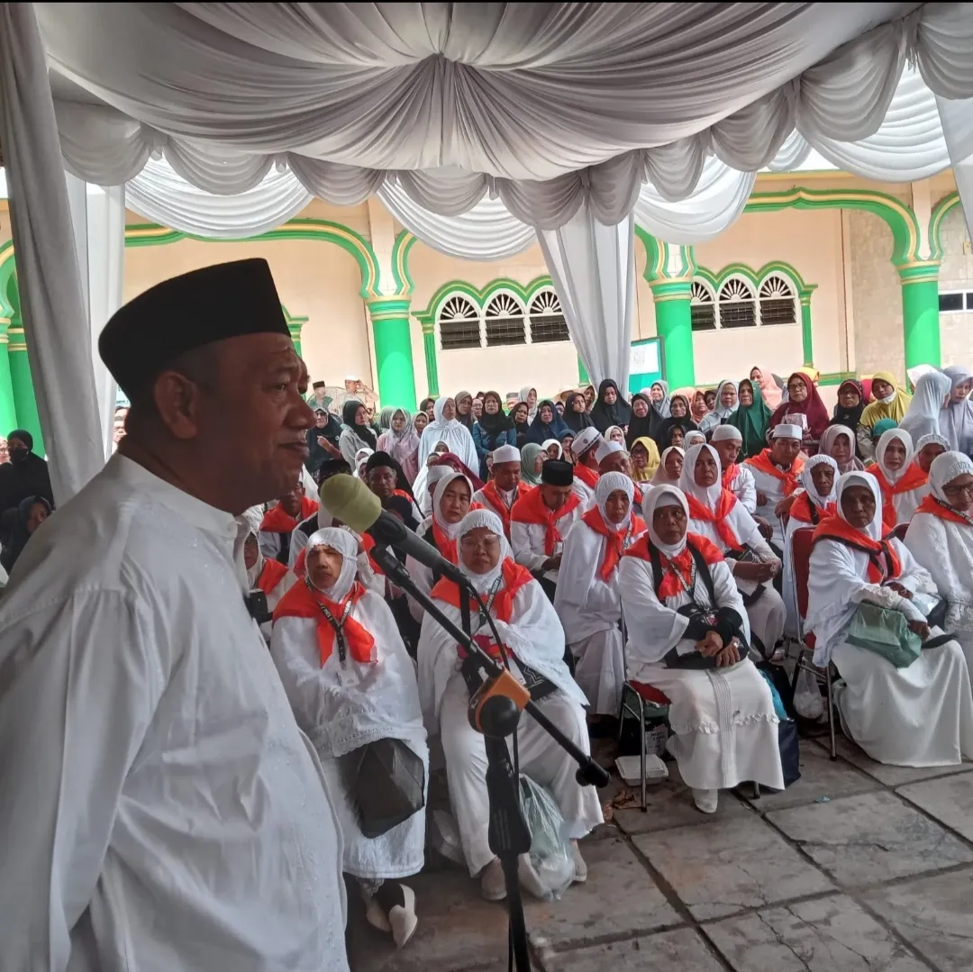 Calhaj Kecamatan Babalan Dan Brandan Barat Dilepas Keberangkatannya