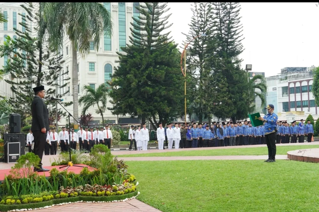 Wali Kota Medan Pimpin Upacara Harkitnas ke 116