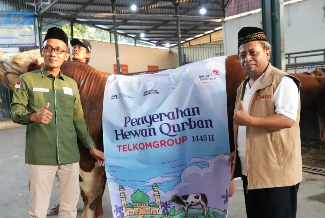 Iduladha 1445 H, Telkom Distribusikan 544 Hewan Kurban