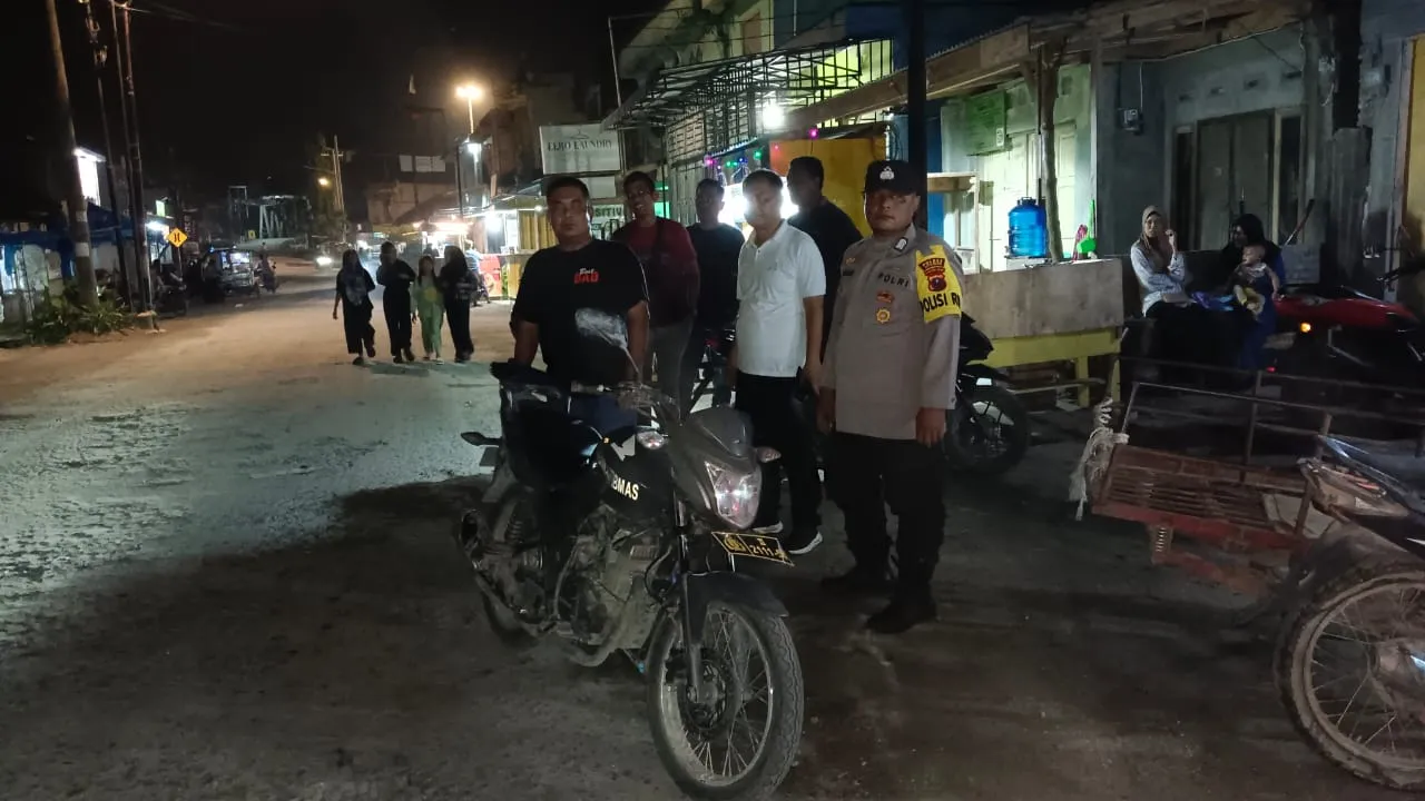 Cegah Kejahatan, Polres Batubara Patroli Malam Hari