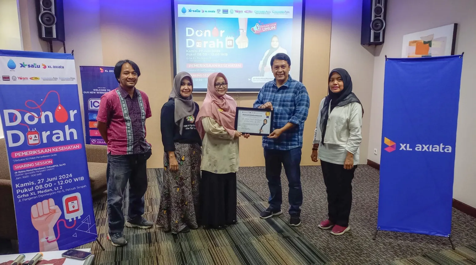 XL Axiata Gelar Donor Darah Untuk Disumbangkan Ke YOAM