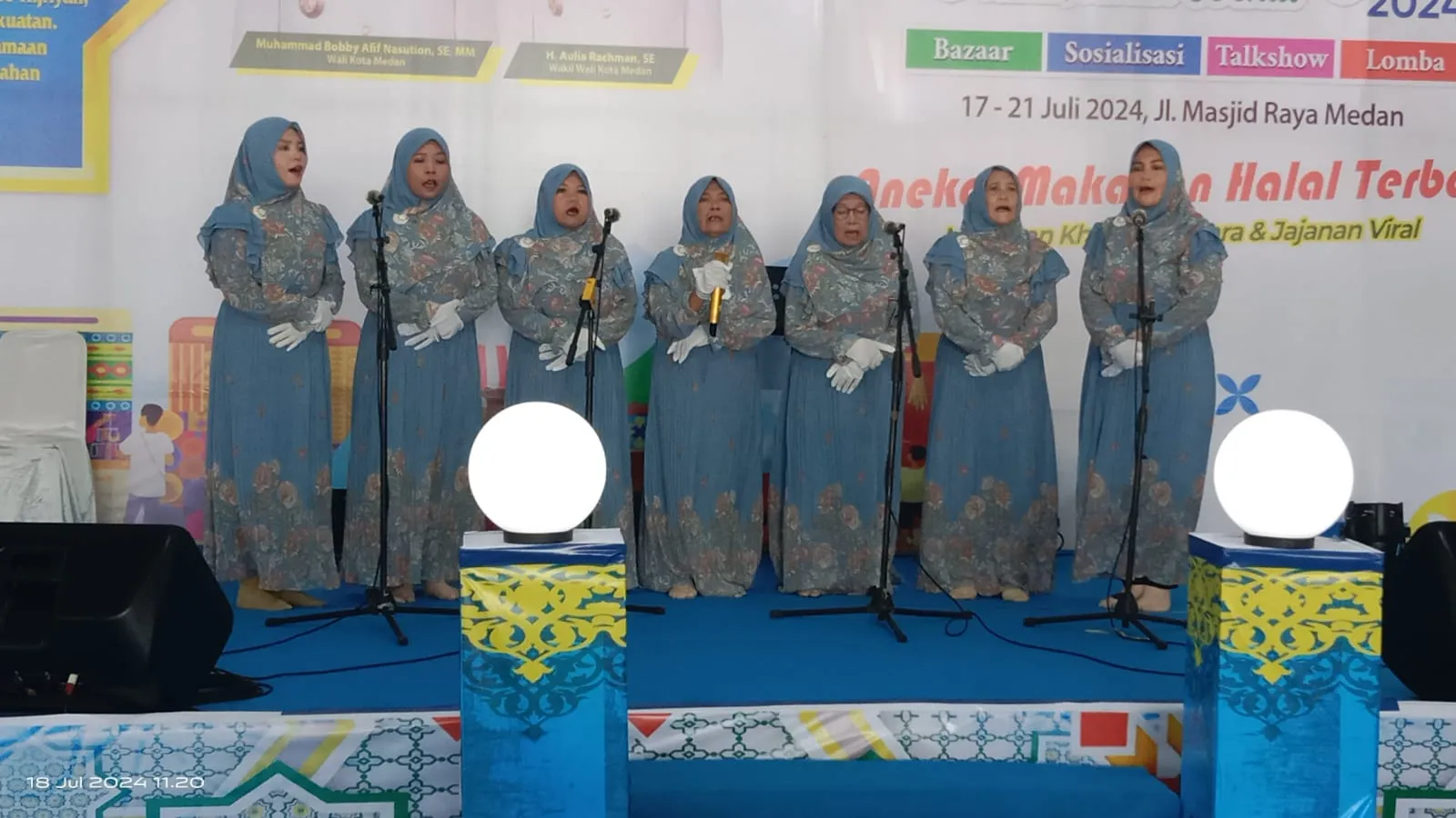 Kecamatan Medan Baru Ramaikan Pekan Kuliner Halal, Aman Dan Sehat