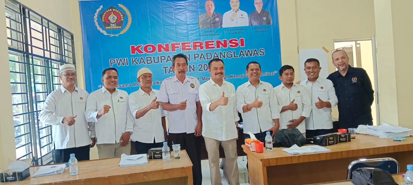 Atas Siregar Kembali Terpilih Ketua PWI Padanglawas