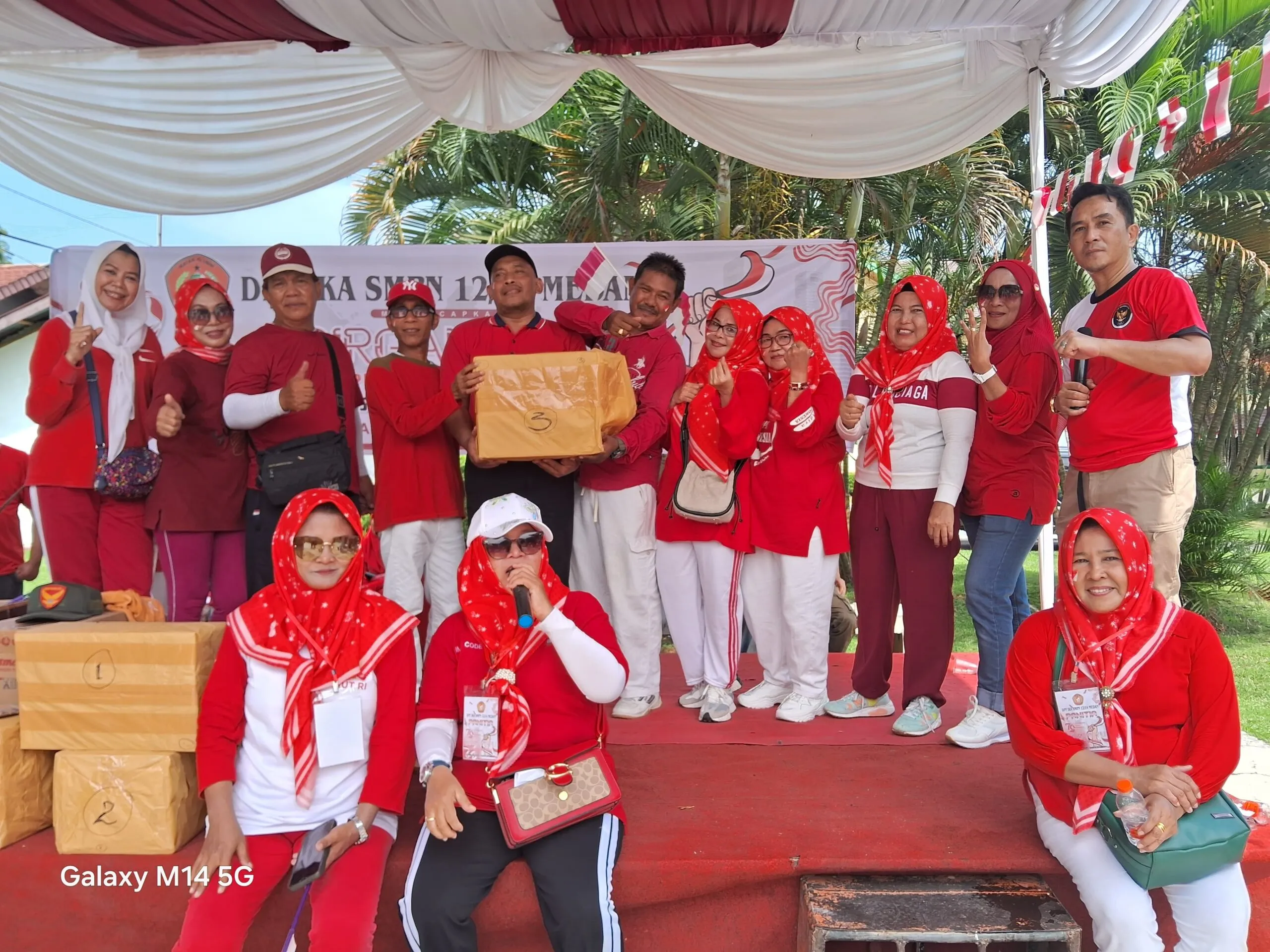 Semarak Kemerdekaan, IKA SMPN 12/14 Medan Gelar Perlombaan