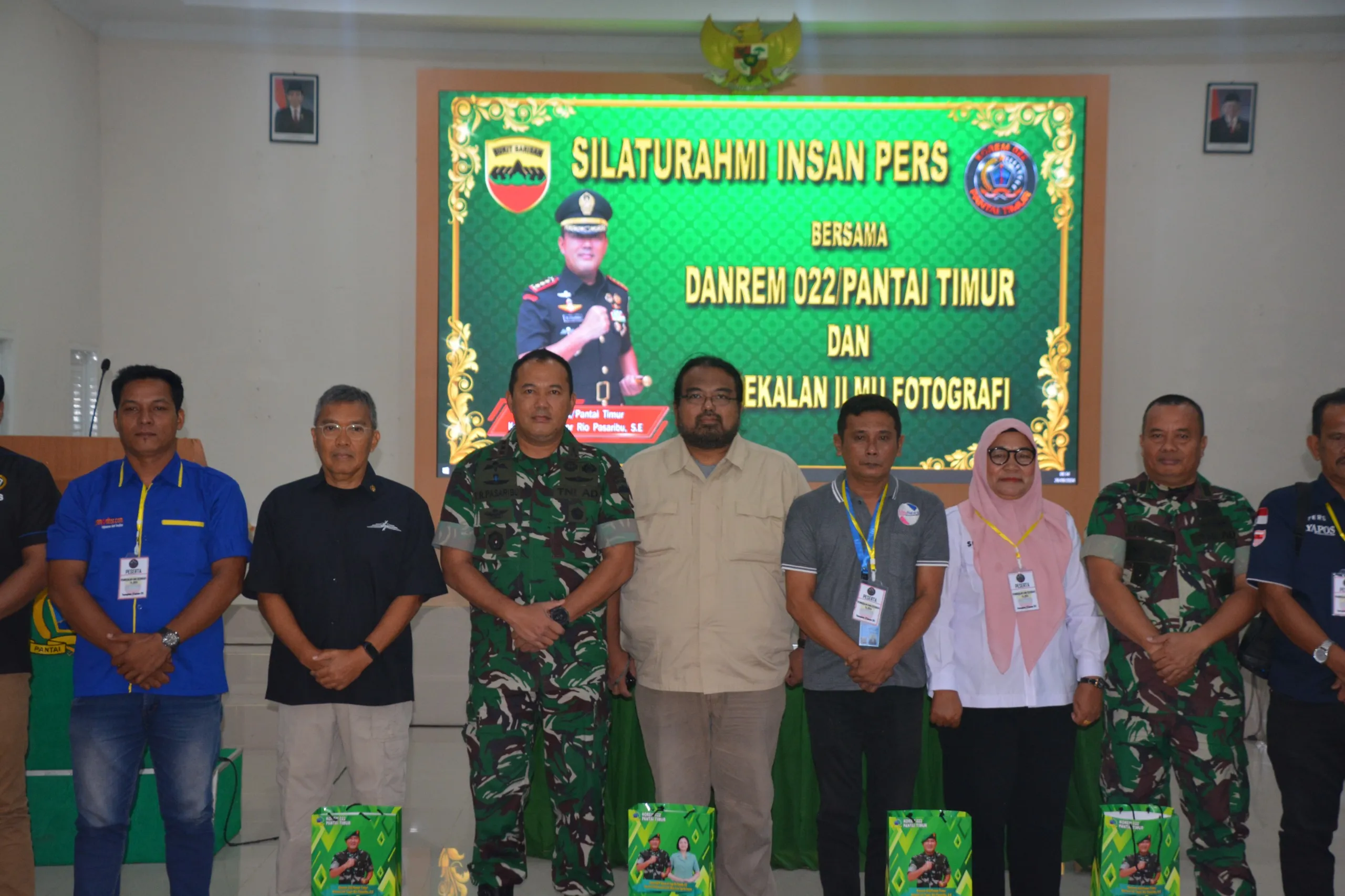 Danrem 022/Pantai Timur Pererat Hubungan Dengan Media