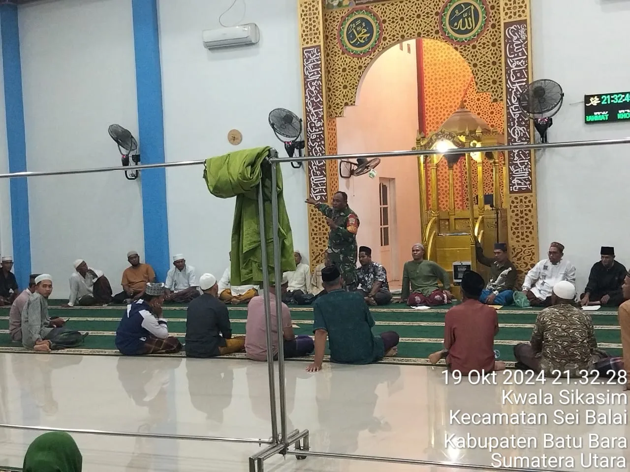 Akhirnya, Pintu Keluar Masuk Masjid Al Hidayah Kualasikasim Batubara Dibuka