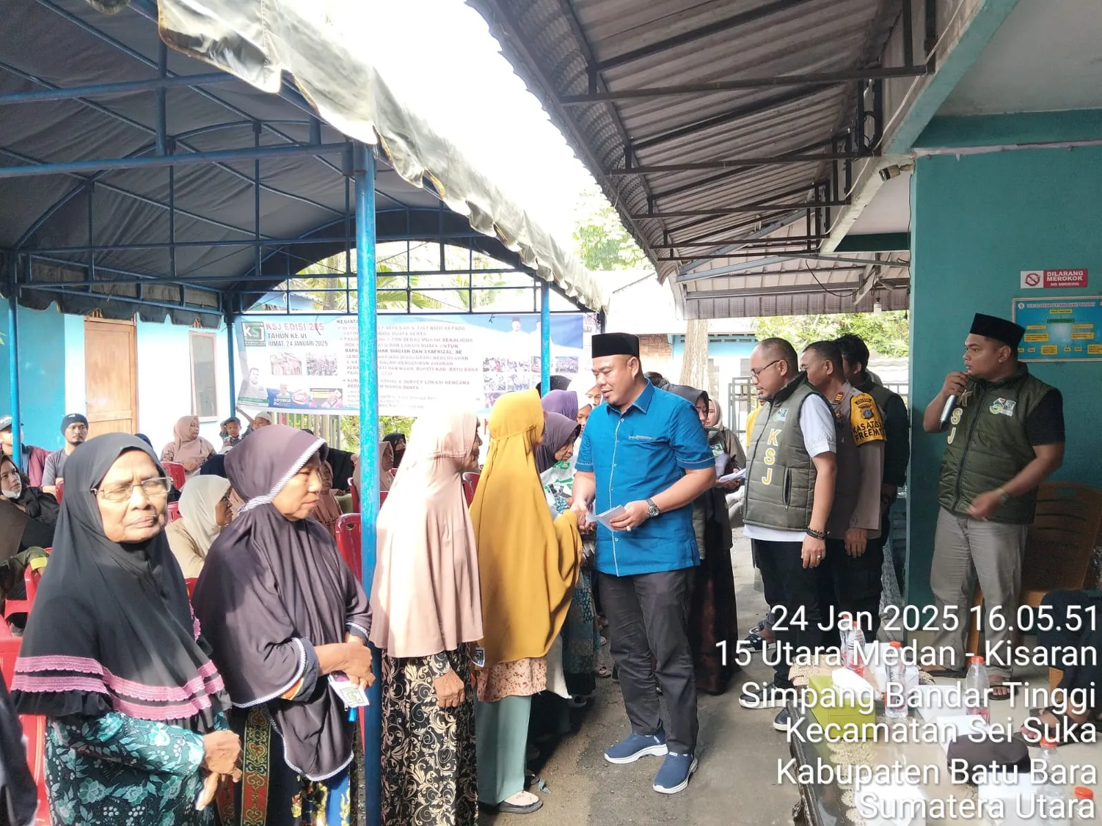 KSJ Dan Wabup Batubara Terpilih Santuni Anak Yatim