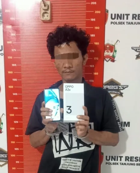 Polsek Tanjung Beringin, Sergai Ringkus Pencuri HP