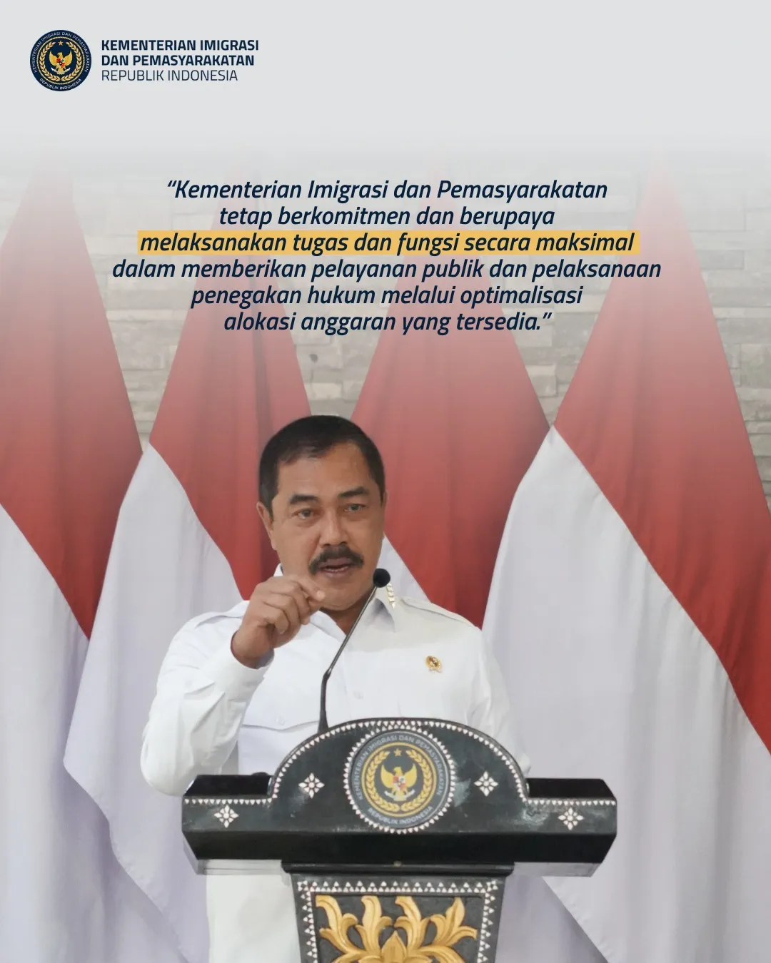 Anggaran Kementerian Imipas Dipangkas Rp4,4 Triliun