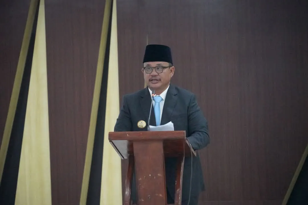 Paripurna DPRD Kota Gunungsitoli Wali Kota Sampaikan Lima Program Prioritas