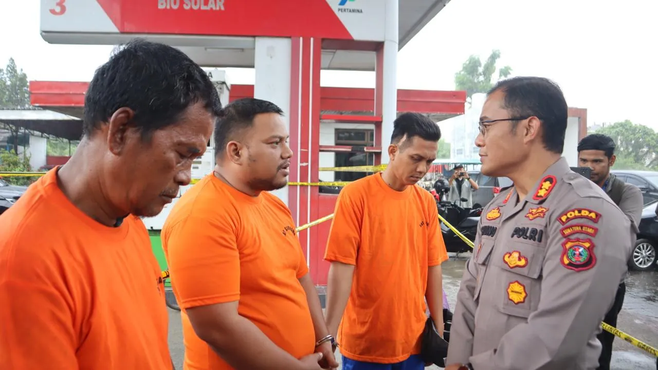 Diduga Menyalahgunakan Niaga BBM Bersubsidi, Polisi Tutup SPBU Di Medan Tuntungan