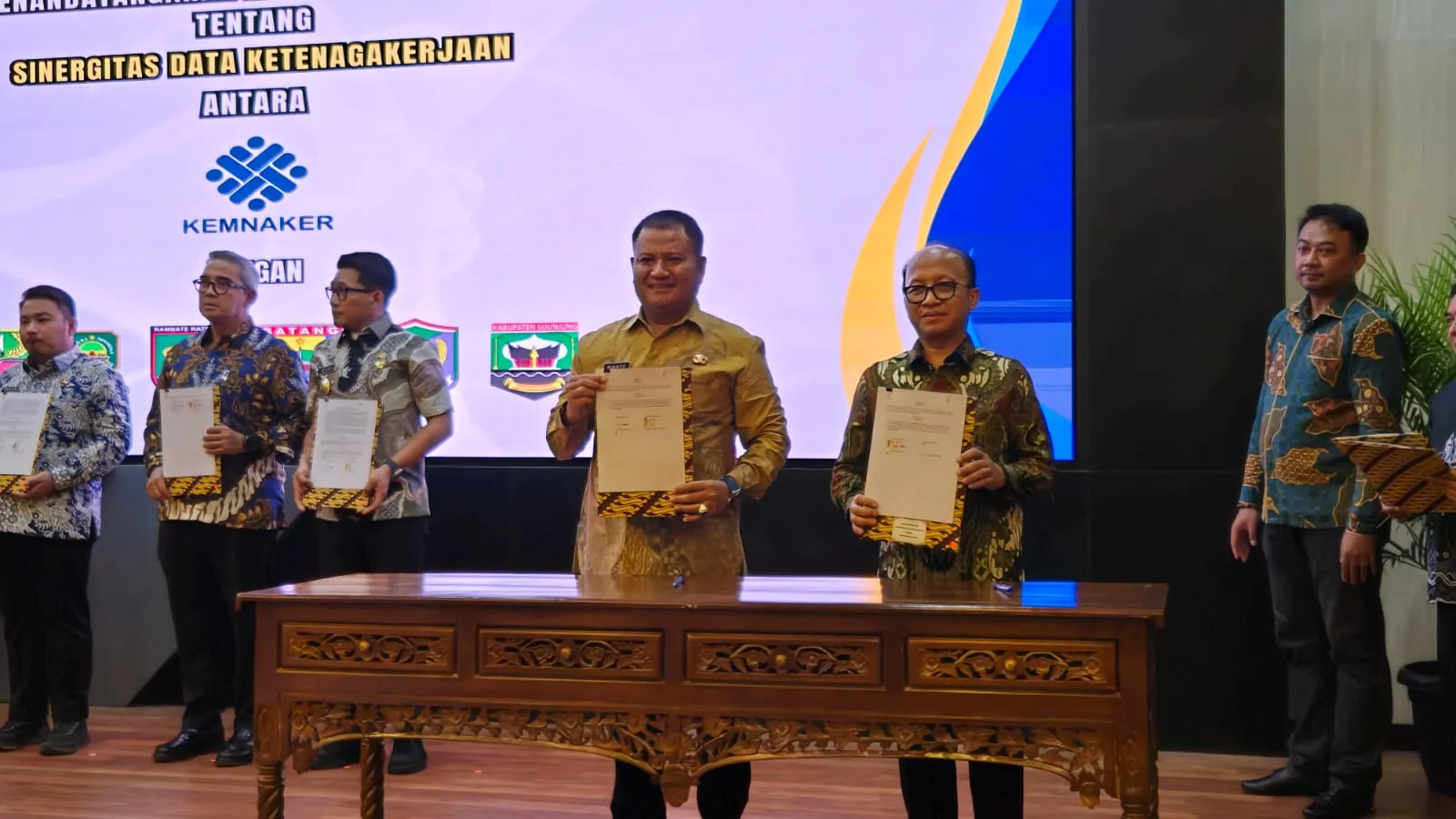 Pemkab Asahan - Kemenaker RI Jalin Kerja Sama