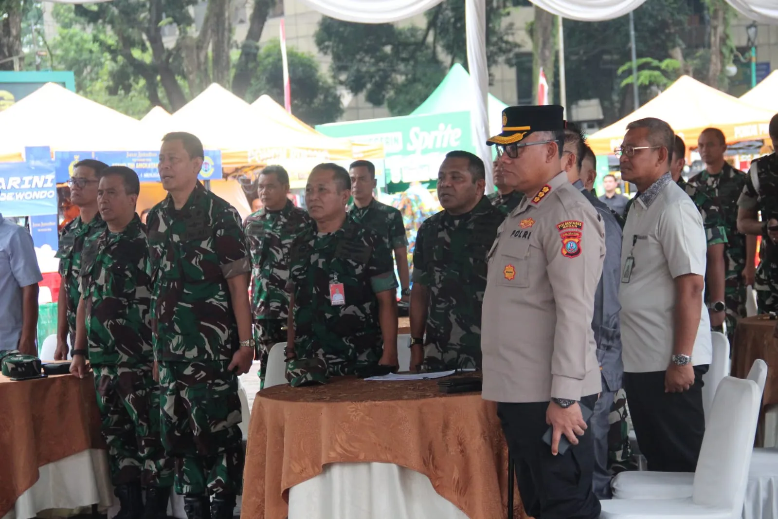 Pemko Medan Ikuti Pembukaan Bazar Murah Ramadan Oleh Panglima TNI