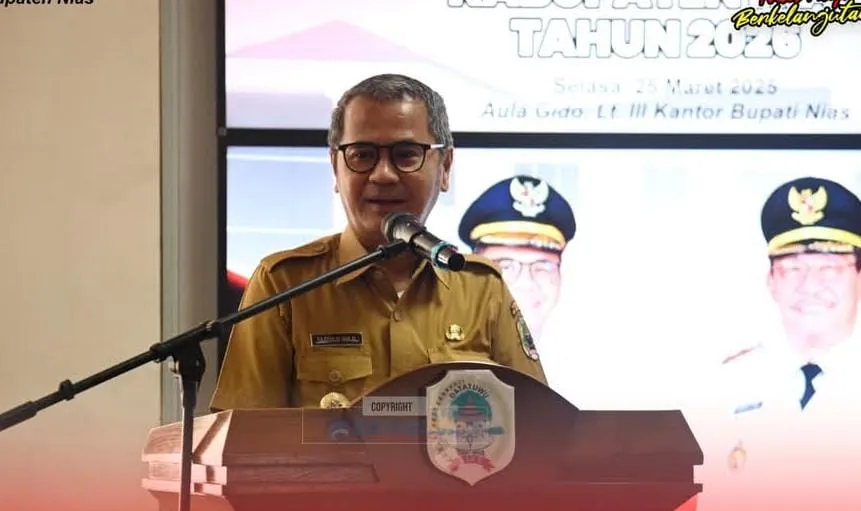 Bupati Nias Sampaikan LKPJ Tahun Anggaran 2024 Pada Rapat Paripurna DPRD