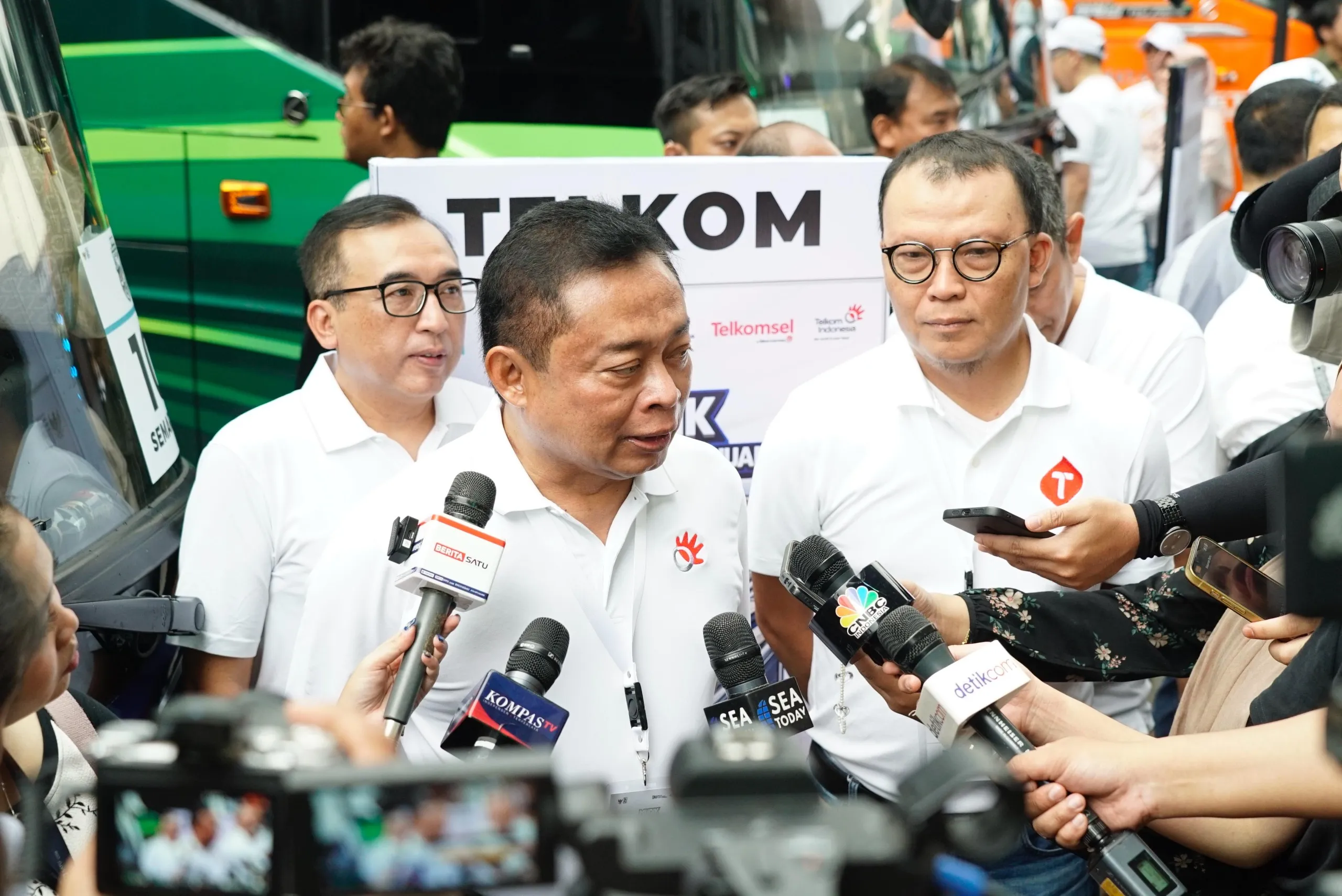 TelkomGroup Lepas Ribuan Pemudik Menuju Kampung Halaman