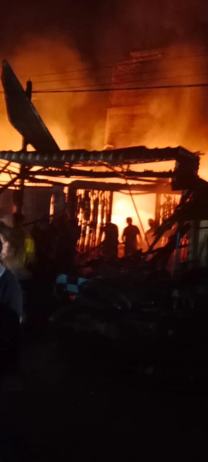 Enam Unit Ruko Terbakar Di Bahorok, Ibu Dan Anak Meninggal Dunia