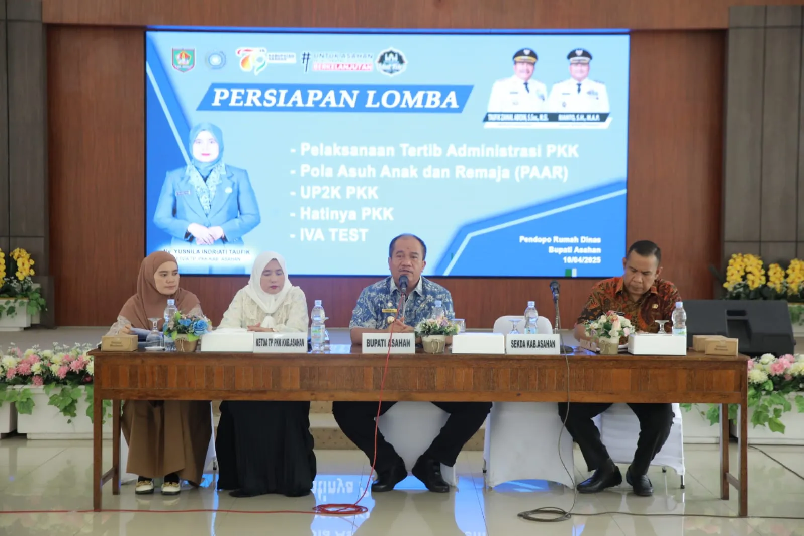 Bupati Asahan Buka Rapat Persiapan Lomba TP PKK