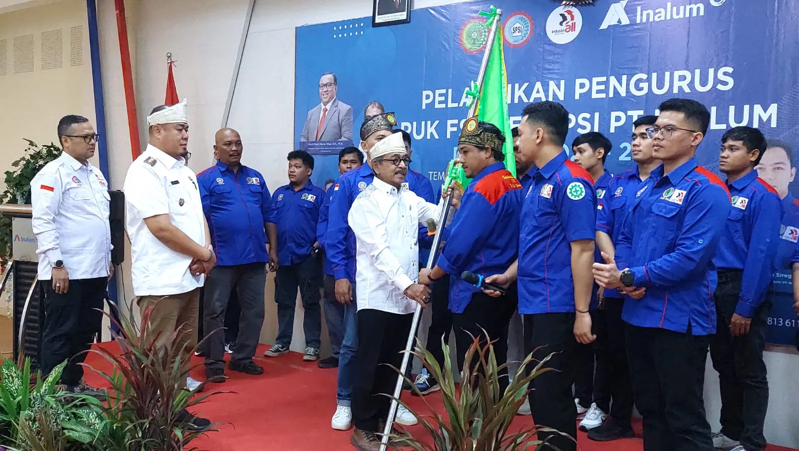 Wabup Batubara Hadiri Pelantikan Serikat Pekerja PT Inalum