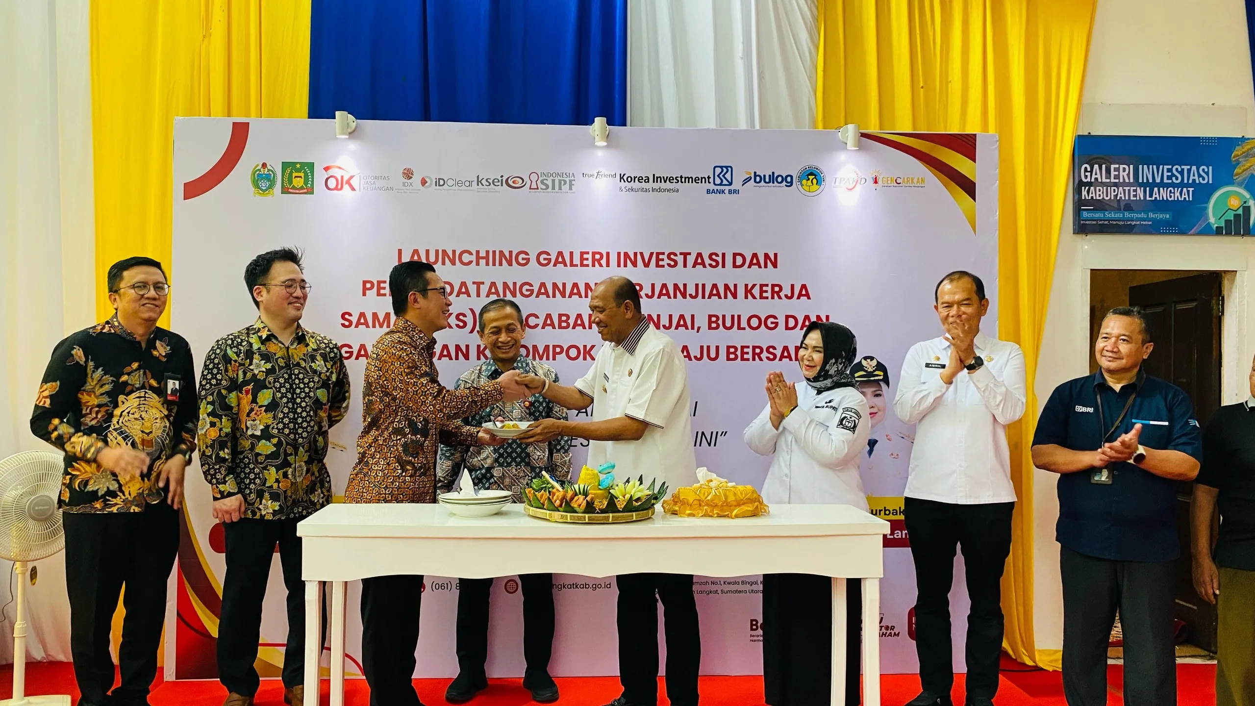 OJK Resmikan Galeri Investasi Di Langkat, Pertama Di Lingkungan Pemda Sumut