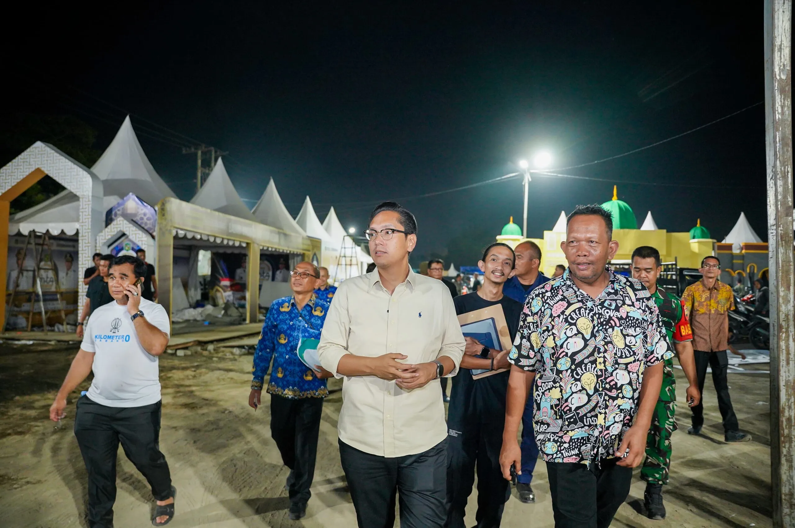 Dua Hari Menjelang MTQ Ke-58 Kota Medan Rico Waas Kembali Tinjau Lokasi