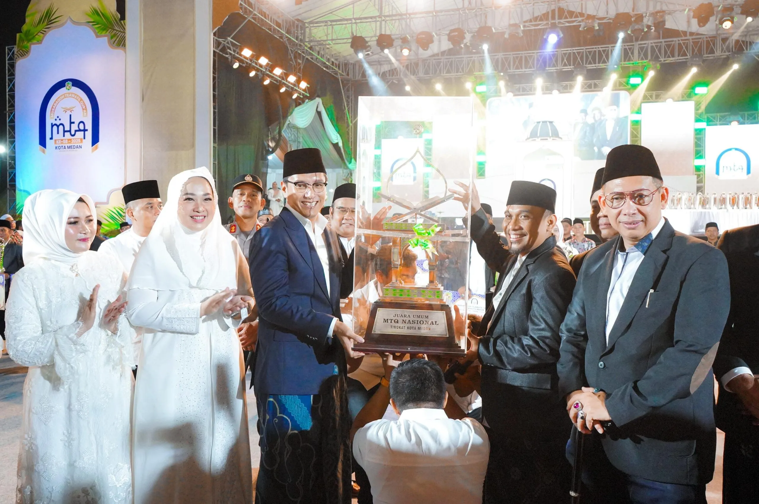 Rico Waas Tutup MTQ Ke 58 Kota Medan, Medan Selayang Kembali Raih Juara Umum