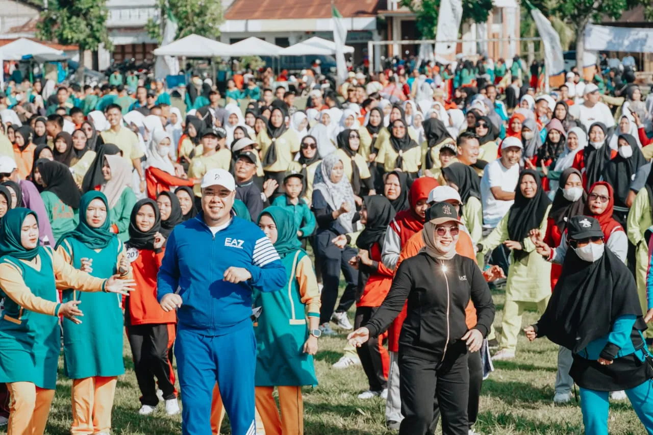 Ribuan Masyarakat Ikuti Festival Senam Kreasi Batubara