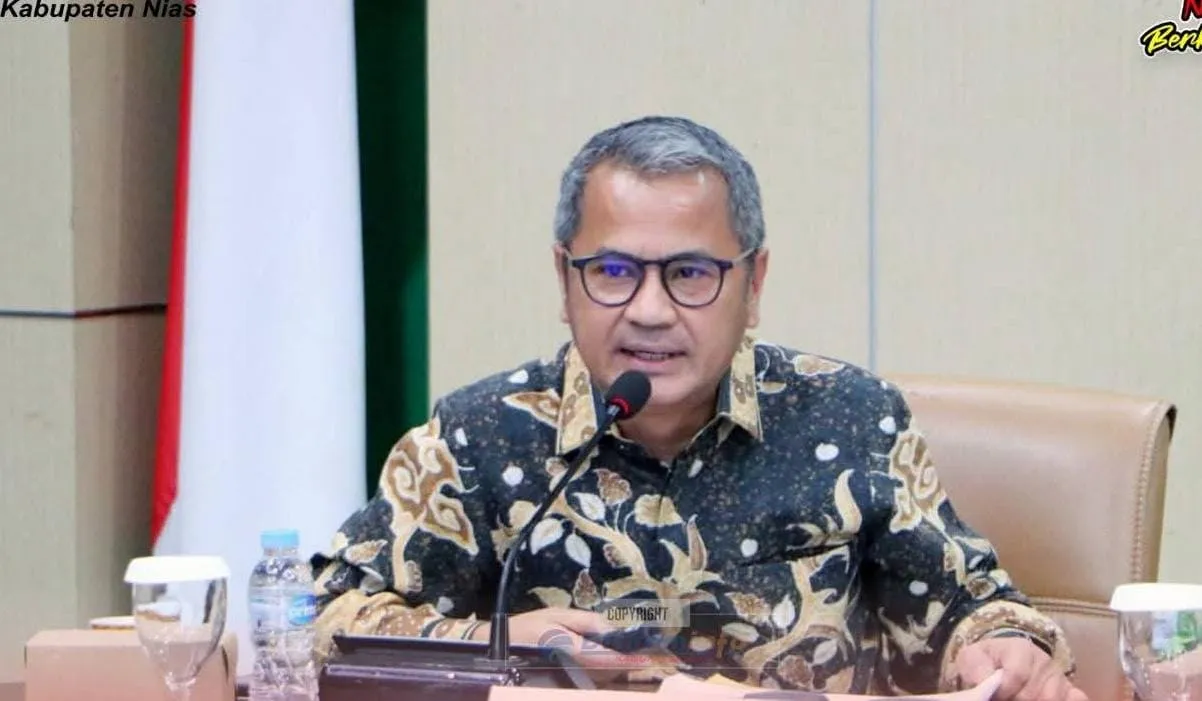 Bupati Nias Ikuti Rakor Lintas Sektor RTRW Dan RDTR
