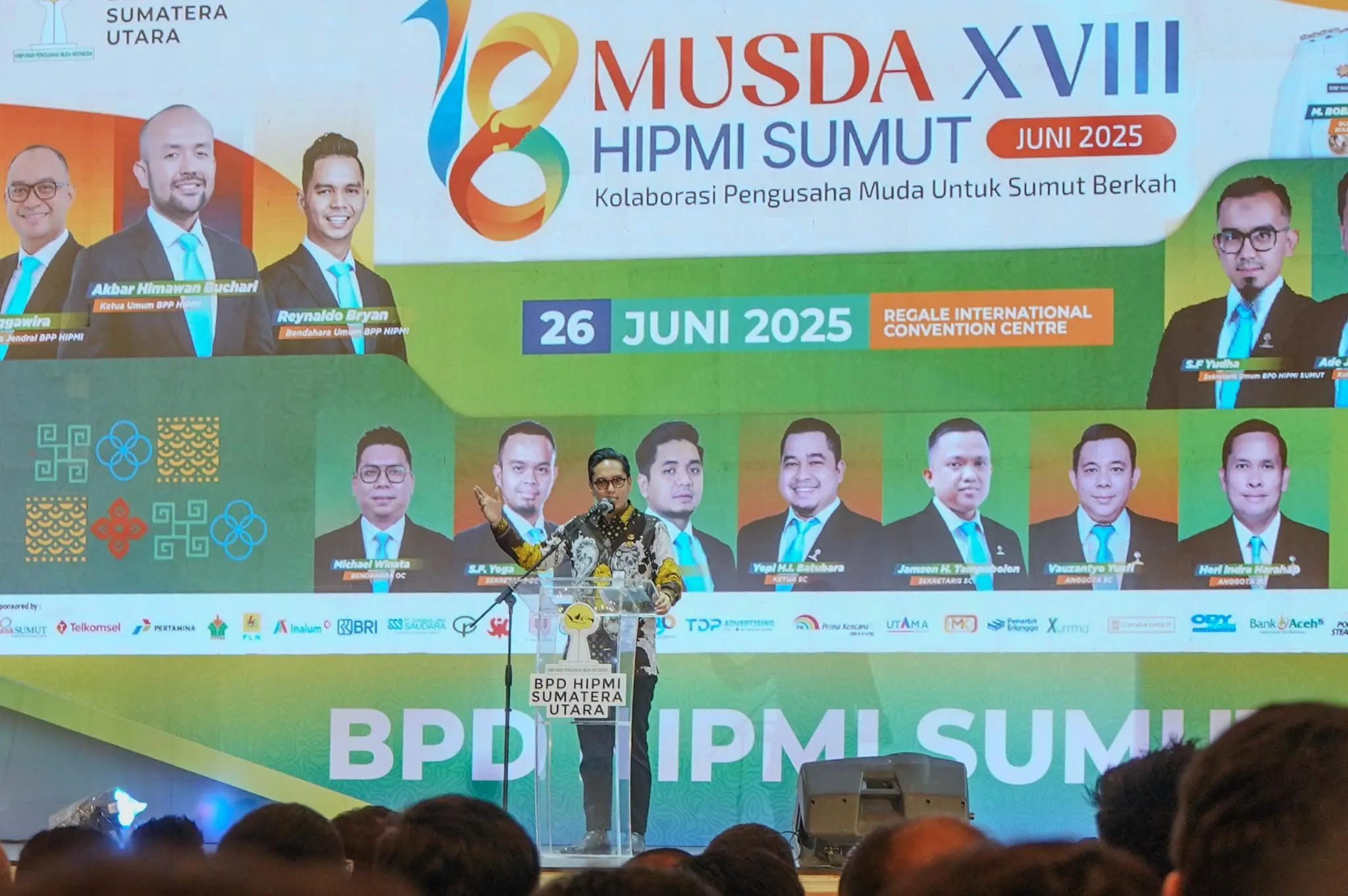 Rico Waas Ajak HIPMI Sumut Sukseskan Program Makan Bergizi Gratis