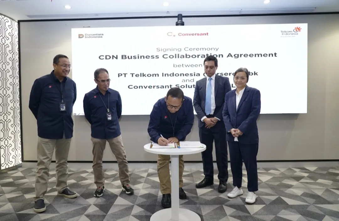 Telkom - Conversant Hadirkan Solusi Distribusi Konten Digital Cepat Dan Aman