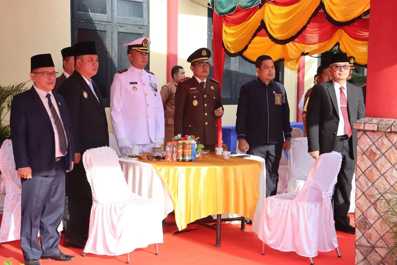 Ketua DPRD Nias Sabayuti Gulo Hadiri Upacara Peringatan Hari Bayangkara Ke 79