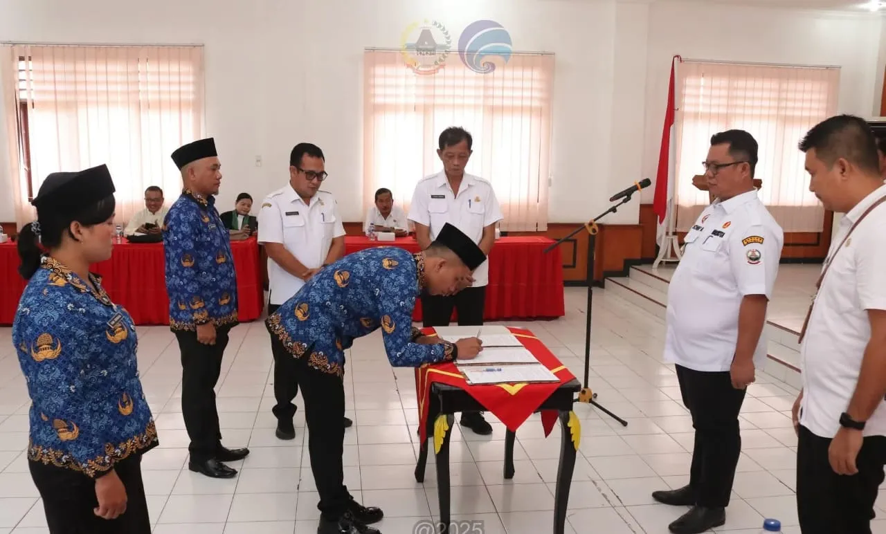Wali Kota Gunungsitoli Lantik Pegawai P3K  Tahun 2024 Tahap I