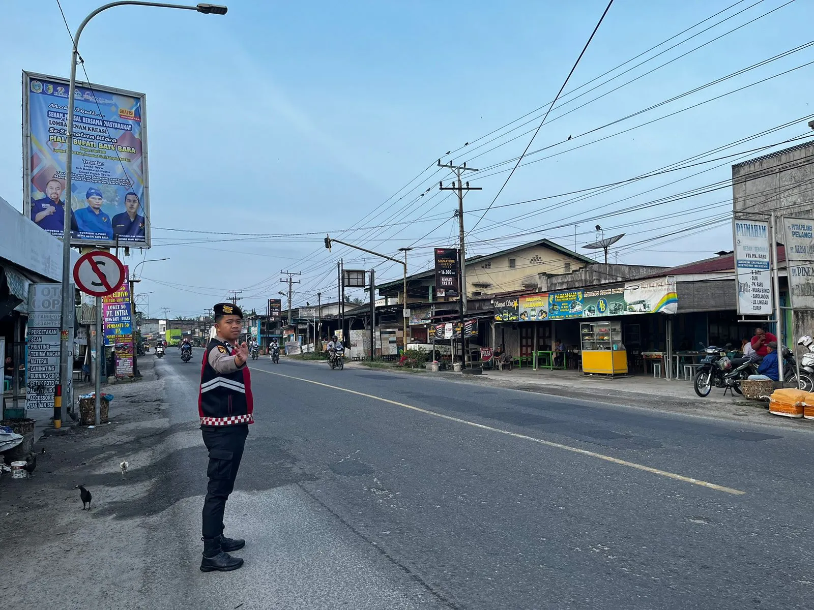 Satlantas Polres Batubara Sasar Pengaturan Lalin Di Titik Rawan Macet