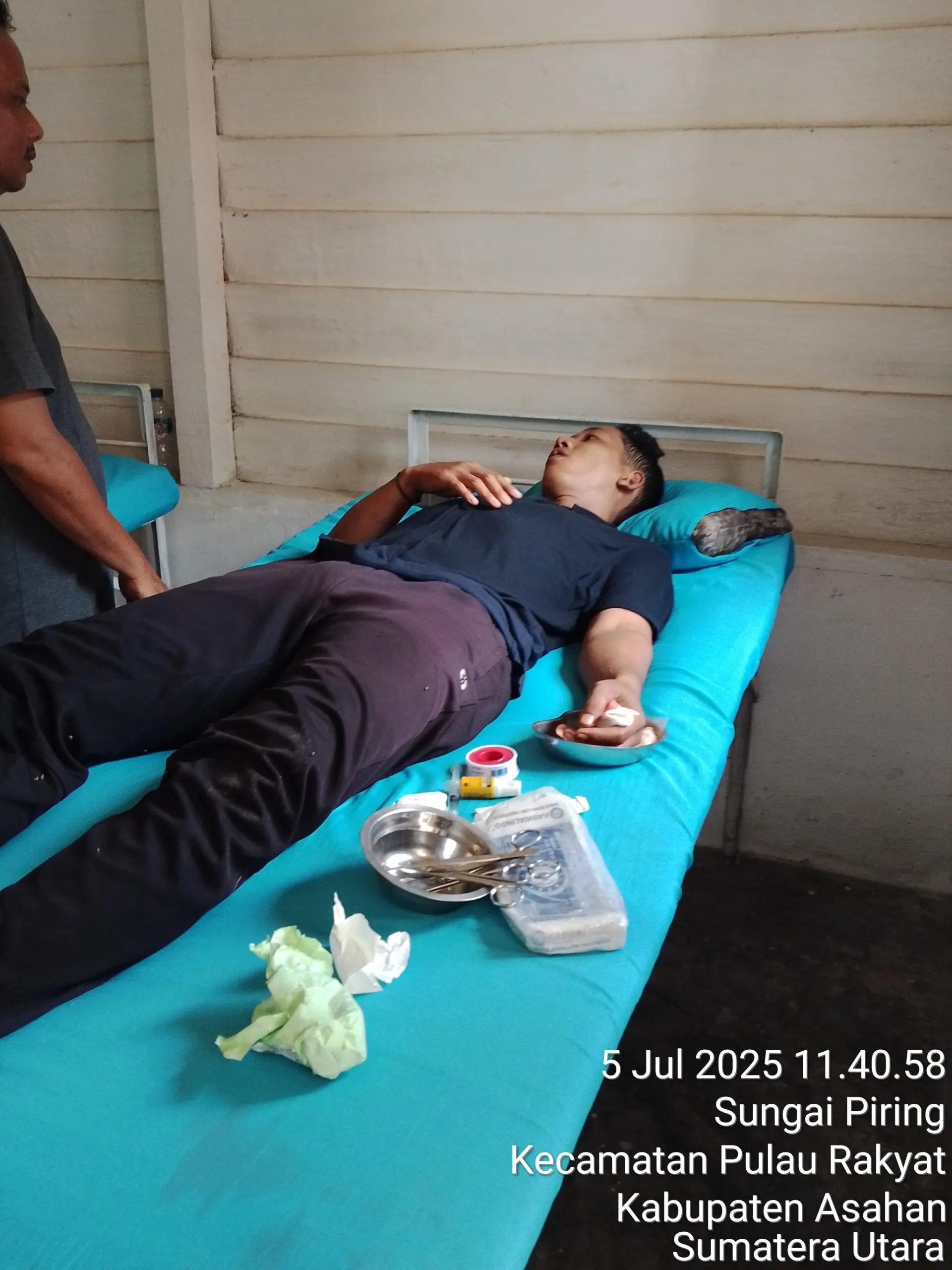Brewok Curi Berondolan Dan Bacok Security PT. Lonsum Gunung Melayu
