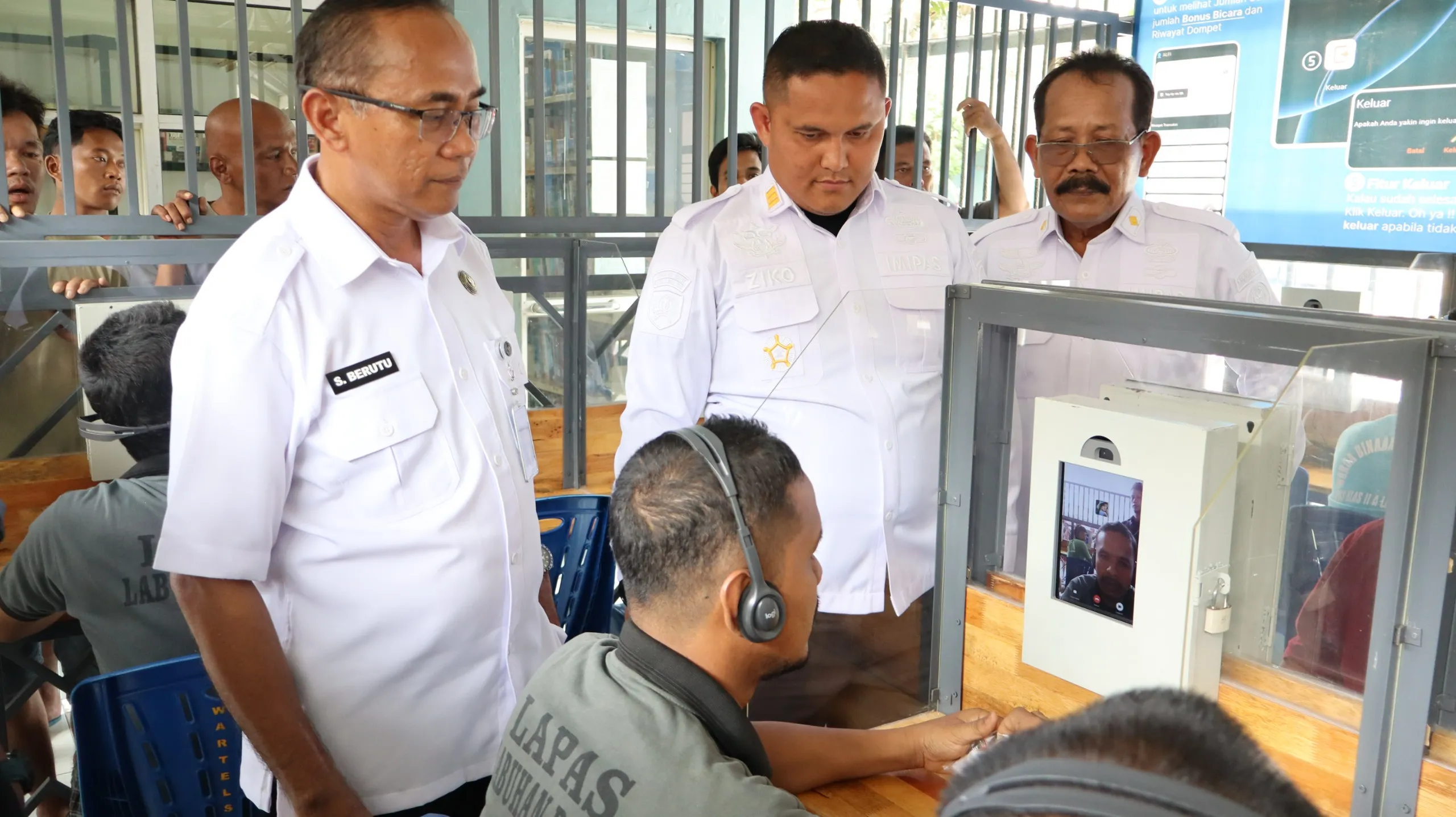 Kalapas Labuhan Ruku Resmikan Wartelsuspas