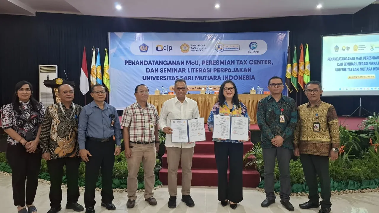 DJP Sumut I Gandeng  FEB USM Indonesia Resmikan Tax Center