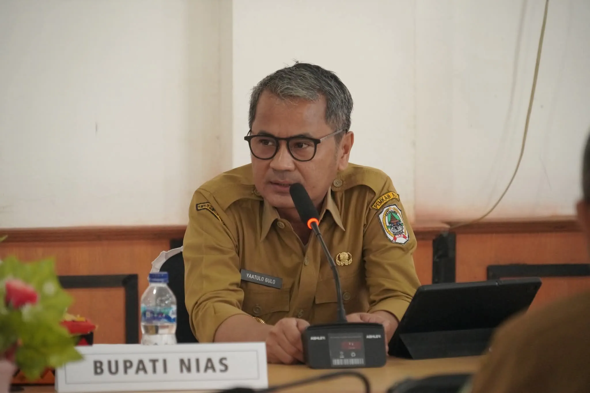 Bupati Nias Hadiri Rapat Forkada Bahas Sejumlah Agenda Strategis