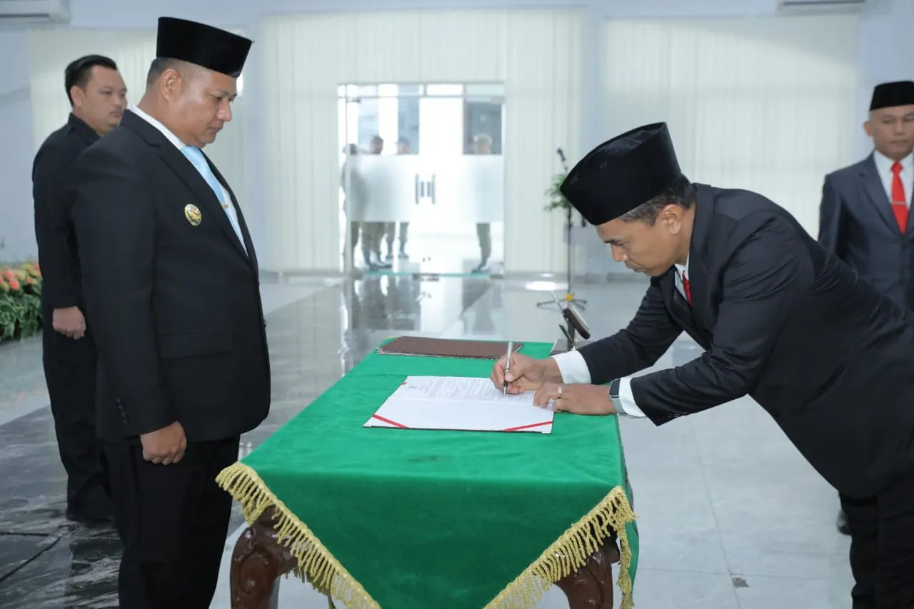 Dr Bukit Buchori Siagian Resmi Jabat Kepala Pelaksana BPBD Asahan