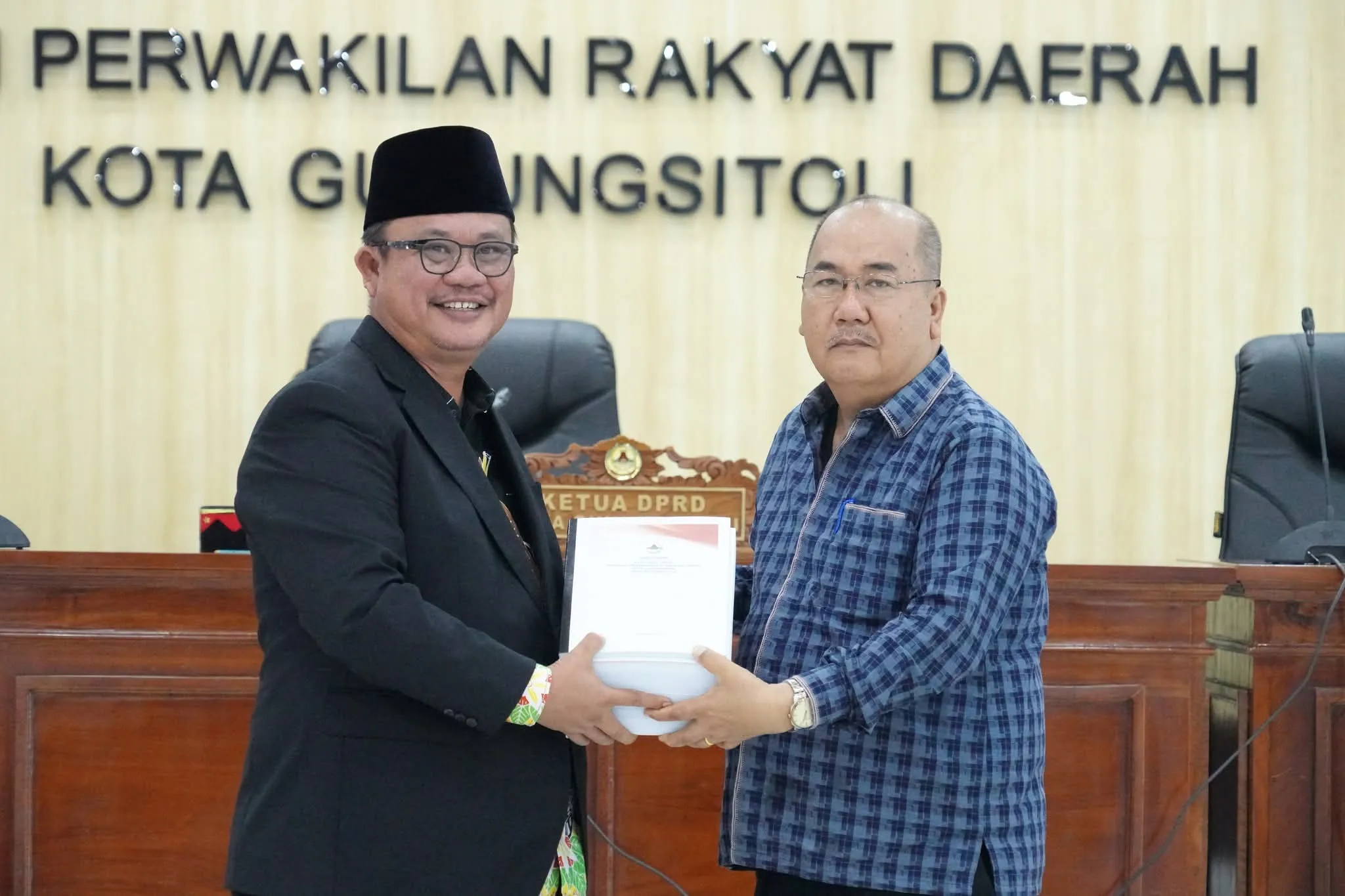Paripurna DPRD, Wali Kota Gunungsitoli Paparkan Rancangan KUA-PPAS APBD 2026