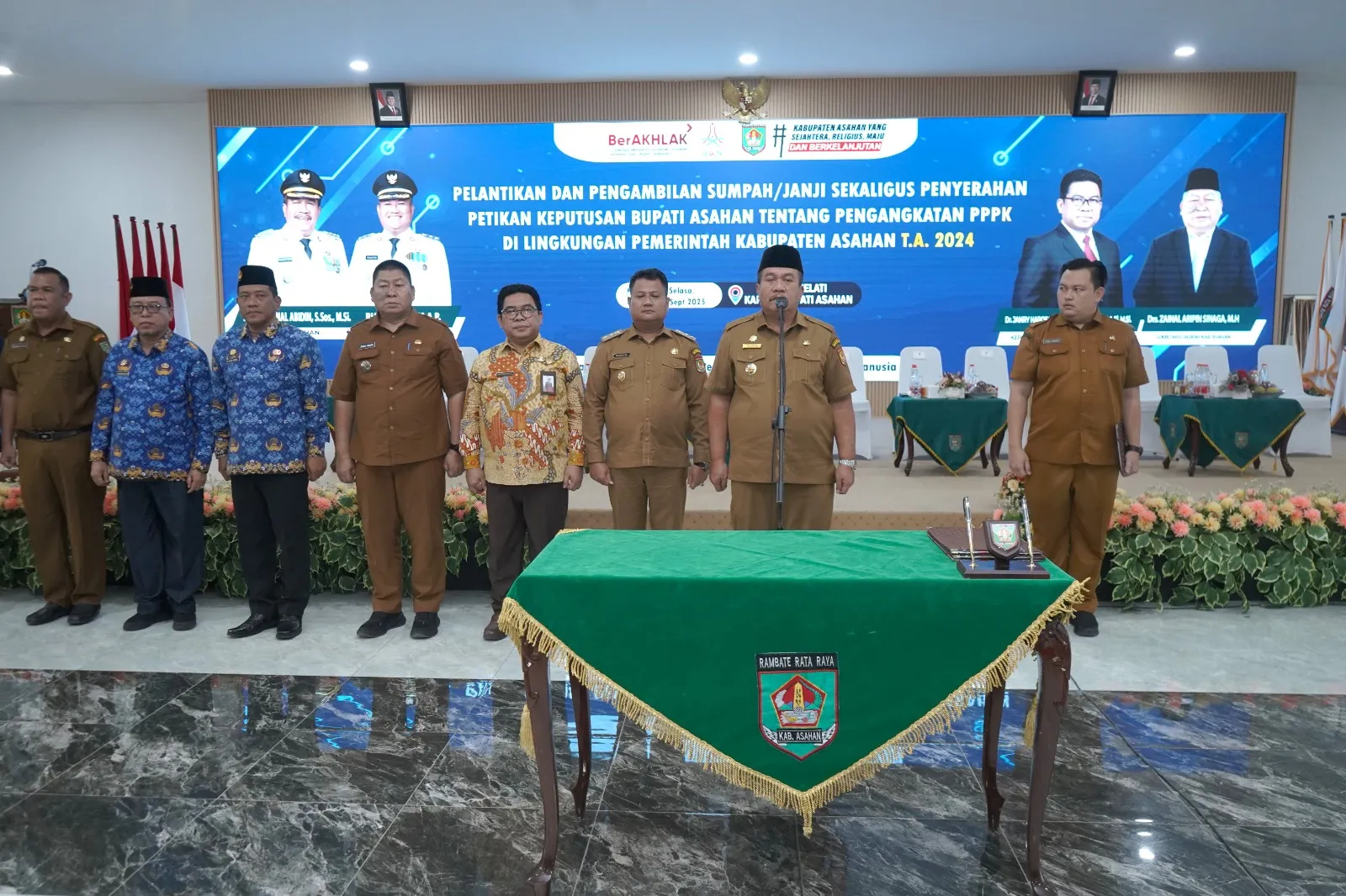Bupati Asahan Kukuhkan 495 PPPK Tahun 2024