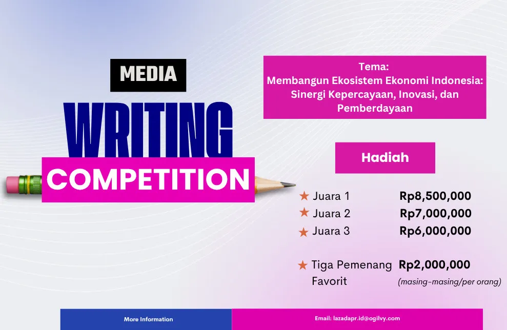 Lomba Tulis Lazada, Tantangan Baru Bagi Wartawan di Era Ekonomi Digital