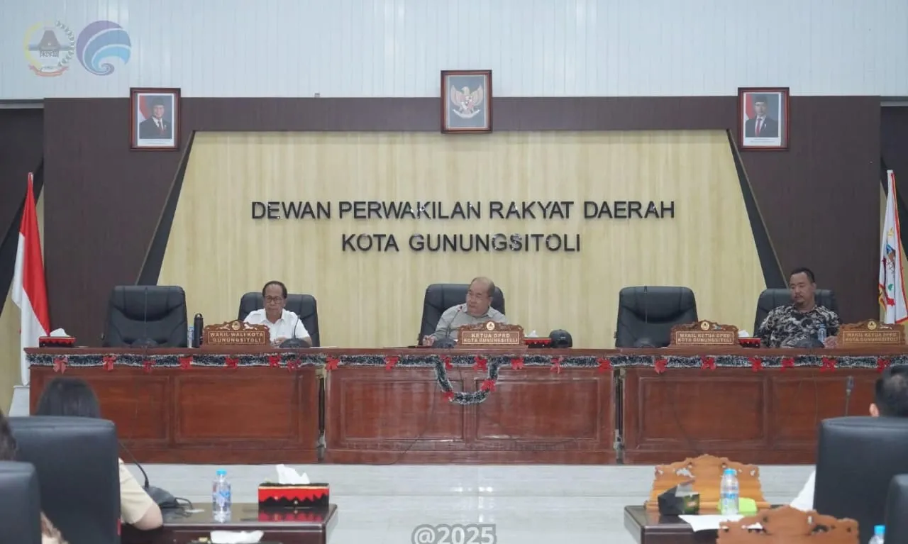 Paripurna DPRD Pengesahan Propemperda Kota Gunungsitoli 2026