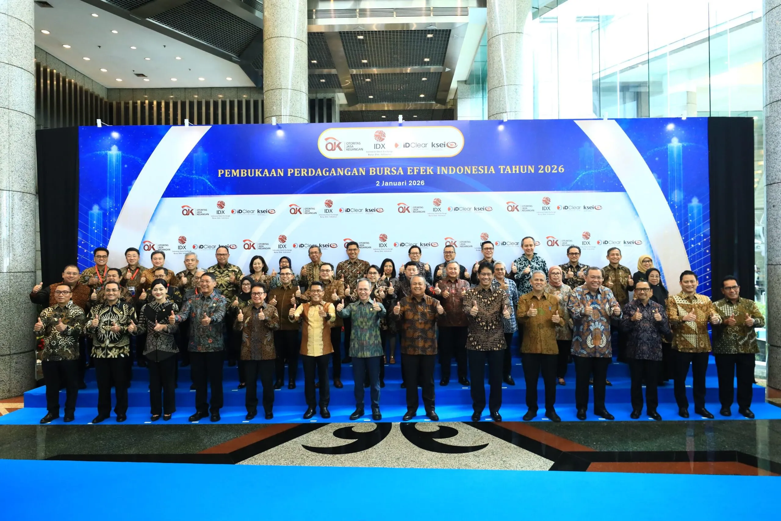 Pembukaan Perdagangan Bursa Efek 2026, Pasar Modal RI Fokus Pada Integritas, Likuiditas Dan Ekonomi Hijau